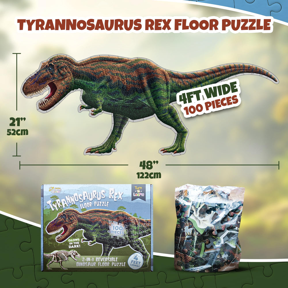 Genius Games 100-piece puzzle promotes focus and problem-solving in kids.