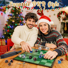 Genkasar Christmas gift option featuring gemstone or metal d20.