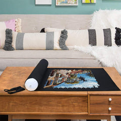 Genovega mat features hanging rope and name tag slot for tidy storage