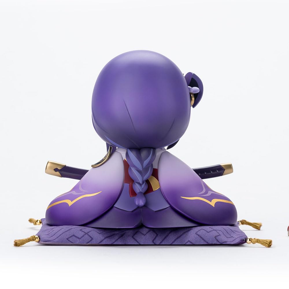 Genshin Impact Narukami Ogosho statue with lightning detail ideal for collectible display.