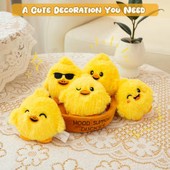 GERBIT Sunny Swimmer duck plush showcases personality for cuddles.