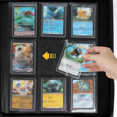 GERMUN Toploader Binder textured surface protects cards from dust.