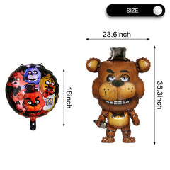 GeRRiT Five Nights at Freddys foil balloon set adds festive atmosphere to celebrations