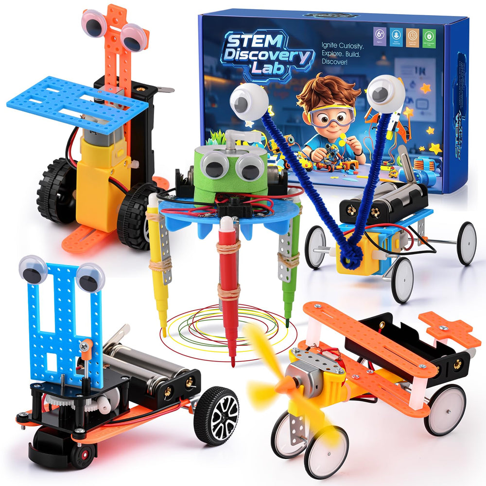 Gesboole STEM kit robot crawler for hands-on mobility and problem-solving.