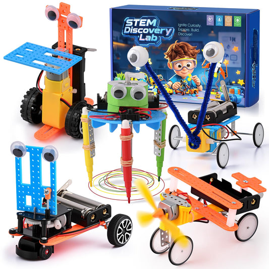Gesboole STEM kit robot crawler for hands-on mobility and problem-solving.