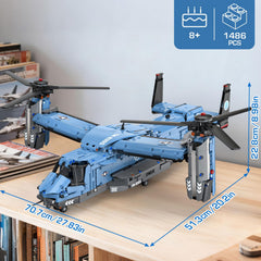 GEVINST V-22 Osprey display-ready model fits desk or shelf.