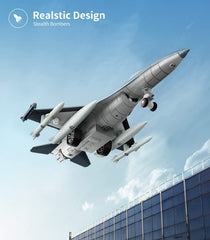 Geyiie compact 8.66-inch fighter jet toy for indoor fun.