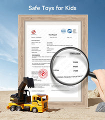 Geyiie forklift toy supports stacking play and motor skill development