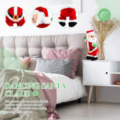 Gfilay Dancing Santa on mantel brightens living spaces during gatherings.