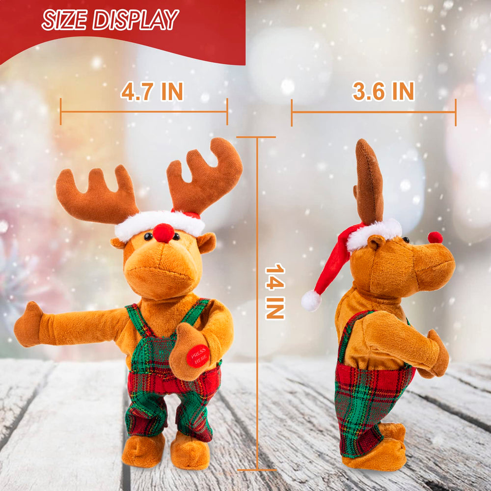 Gfilay red nose glow highlights Rudolph as a magical holiday display.