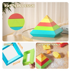 Ggiibro compact storage box keeps blocks organized for every home.