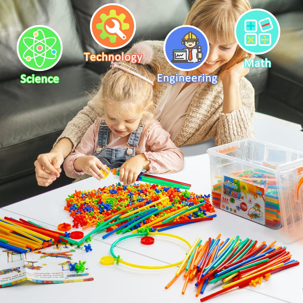 Ggiibro Straw Constructor classroom set supports group learning and sharing.