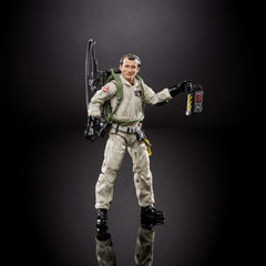 Dynamic poseability of Ghostbusters Plasma Series Peter Venkman figure on display