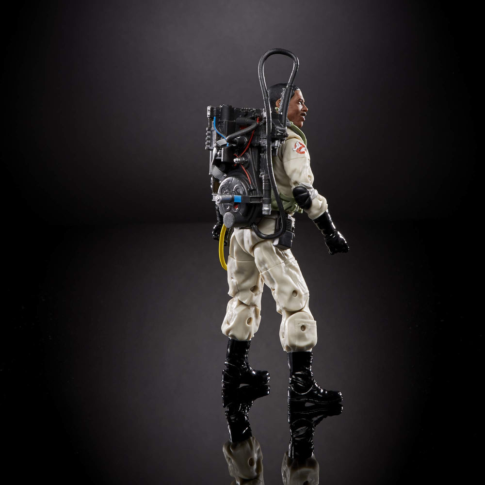 Winston Zeddemore neutrona wand accessory enhances action poses.