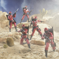 In-hand pose demonstration of dynamic action poses with the 6-inch scale.