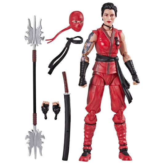 G.I. Joe Classified Kim Jinx Arashikage figure, front view for dynamic display.