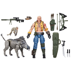 G.I. Joe Gnawgahyde figure shown for dynamic poses in display dioramas.