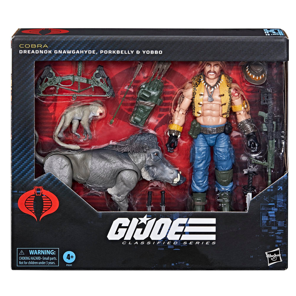 Gnawgahyde set with Porkbelly warthog enhances storytelling on shelves.