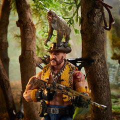 Additional weapon accessory expands pose and play possibilities.