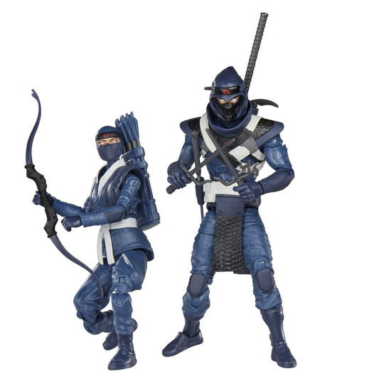 Front view of G.I. Joe Classified Blue Ninjas 2-Pack, ready for dynamic posing.