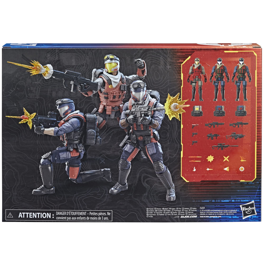 Cobra Viper Officer packaging art by Anthony Petrie on collectible box.