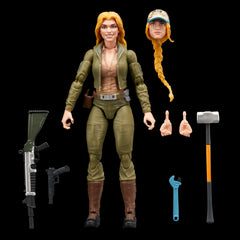 G.I. Joe Krieger figure stand supports stable posing