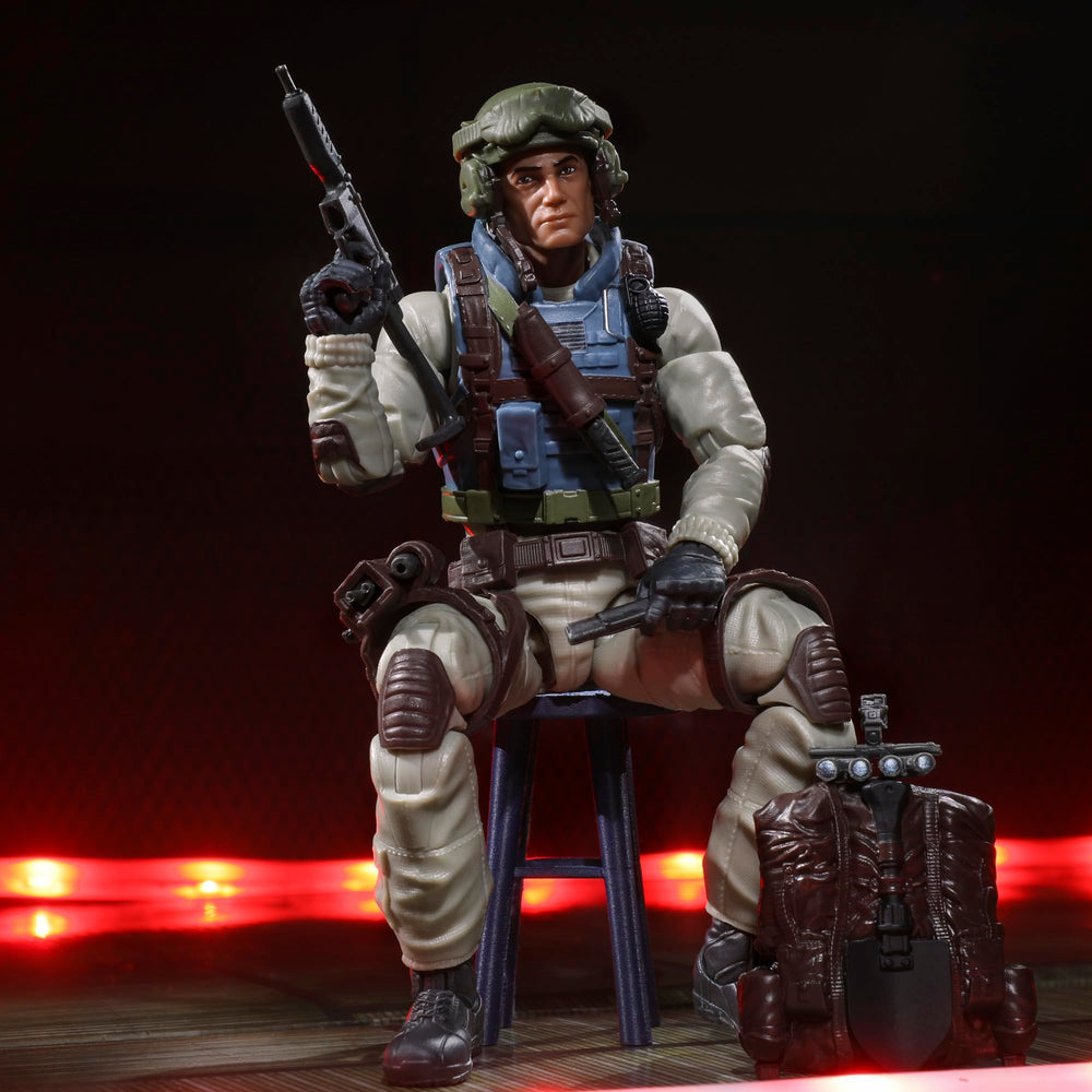 Helmet and goggles arranged for authentic airborne gear reference