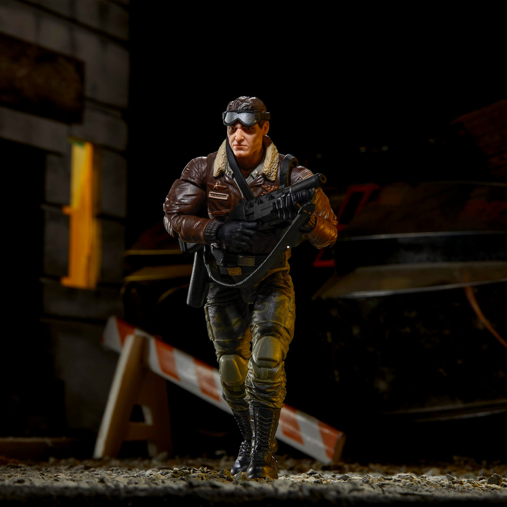 G.I. Joe General Hawk Abernathy weapons loadout enables dynamic diorama setups.