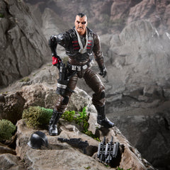 G.I. Joe Major Bludd figure in a diorama-ready setup for storytelling.