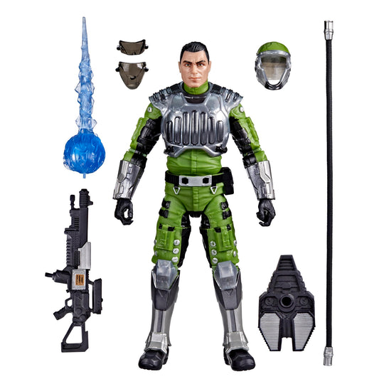 G.I. Joe Classified Seymour Sci-Fi Fine with beam laser rifle for dramatic display poses.