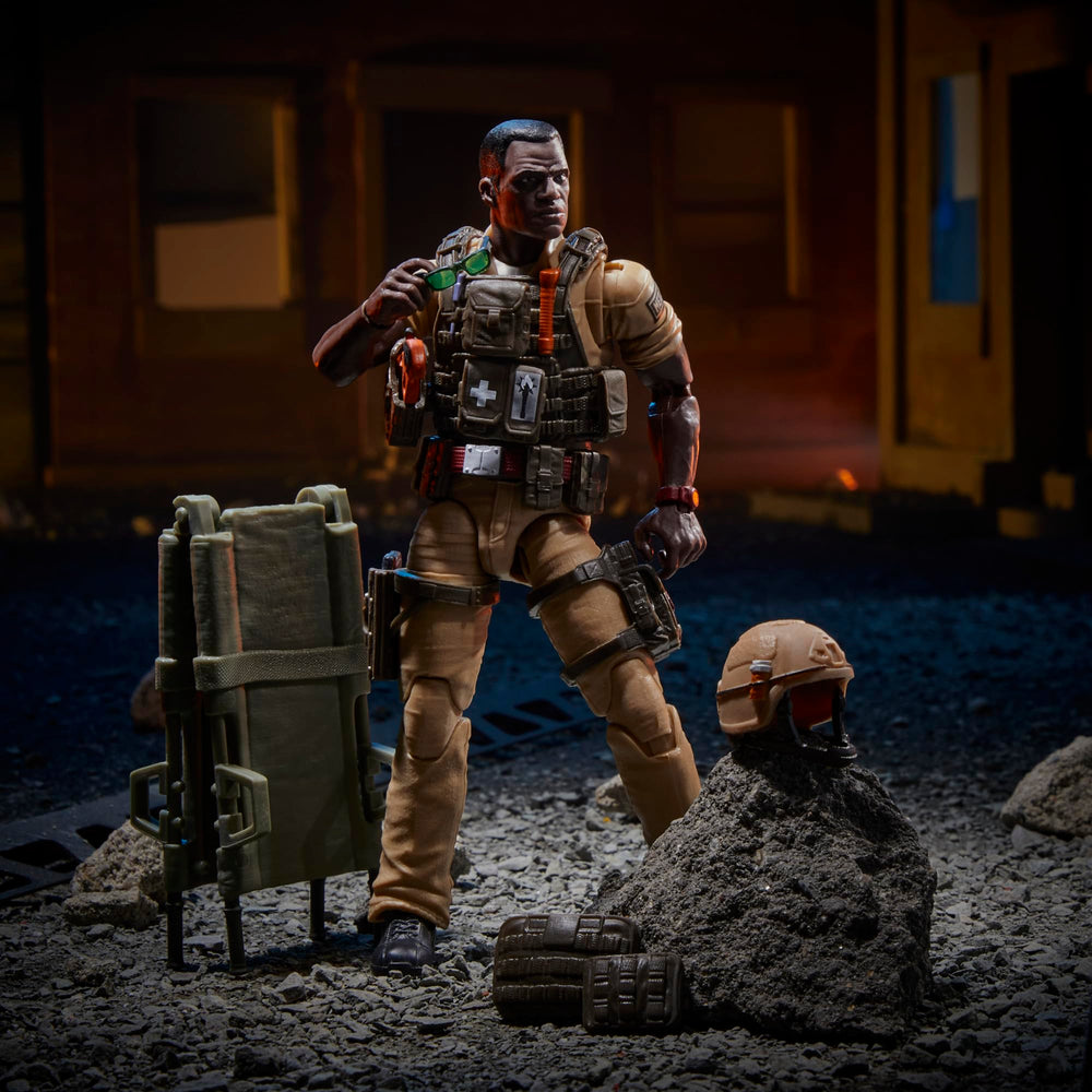 Doc Greer vest with holster and removable pouches for customization.