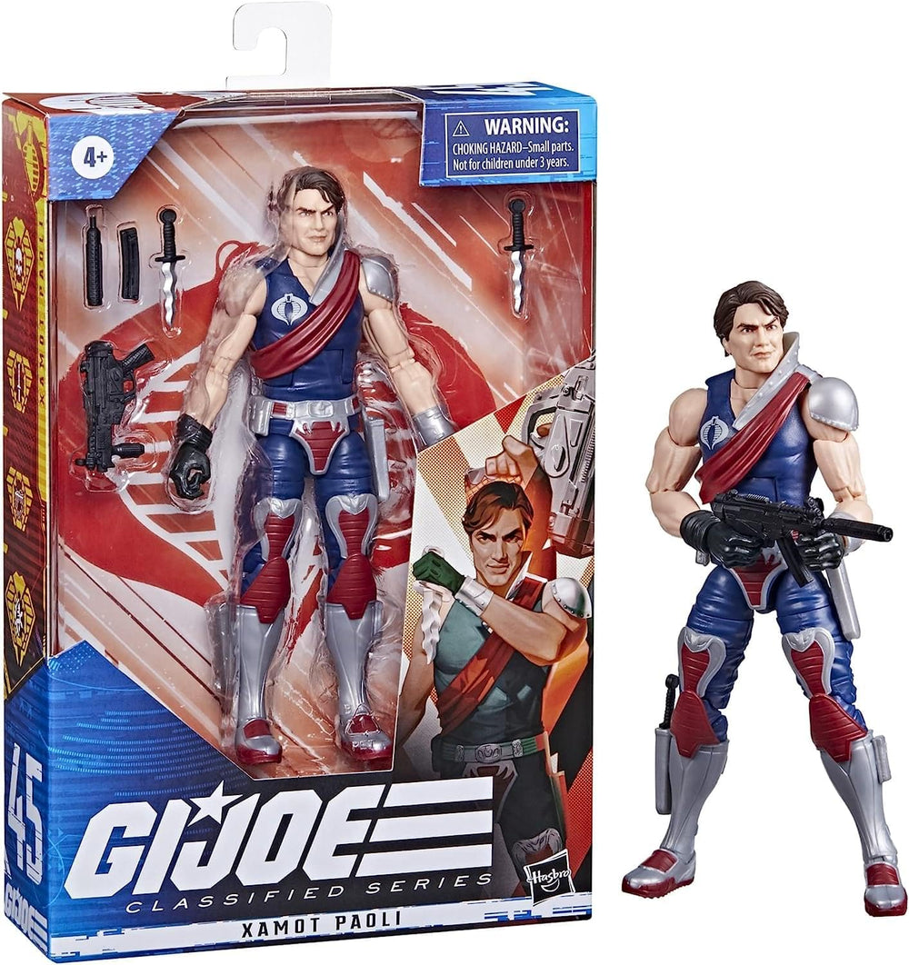 G.I. Joe Xamot Paoli packaging art by Valentina Remenar for display appeal