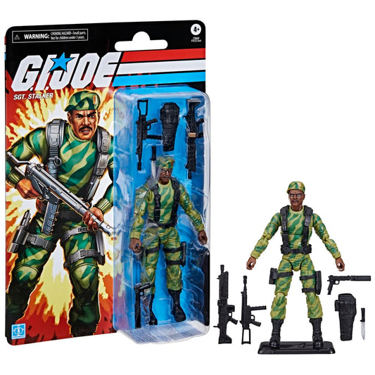 G.I. Joe Classified Sgt. Stalker front view for dynamic posing and display