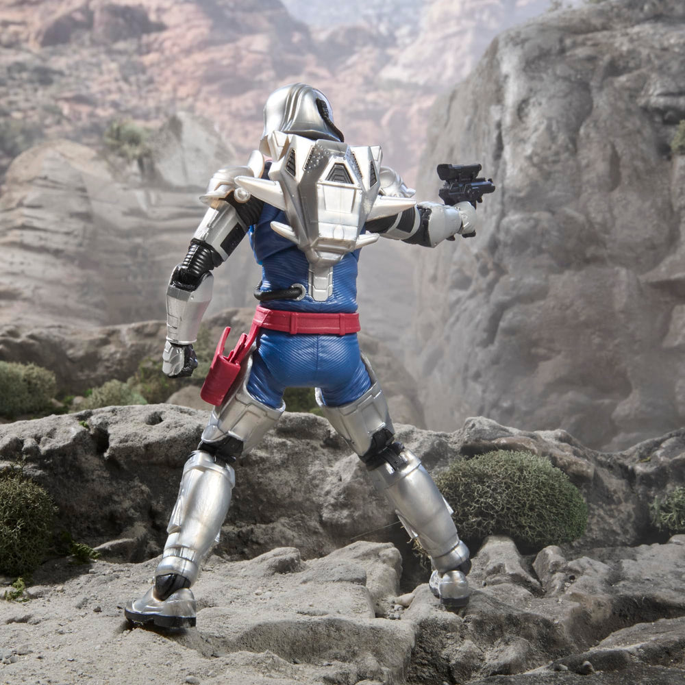 G.I. Joe Cobra Commander Serpentor iguana adds authentic character flair.