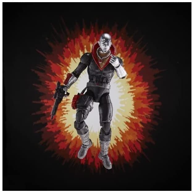 Gift-ready retro Destro figure for G.I. Joe collectors.