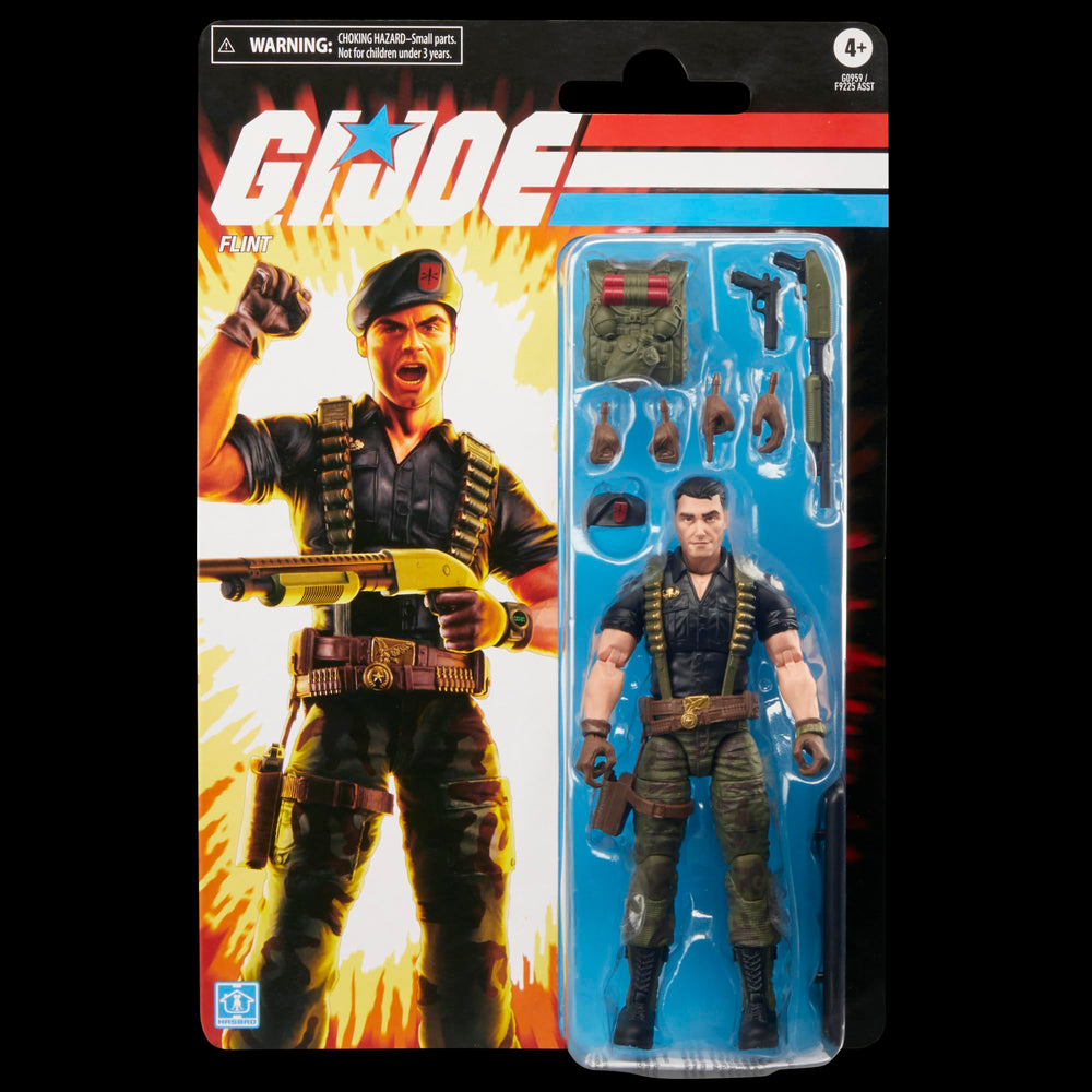 G.I. Joe Flint with removable beret for versatile posing and storytelling.
