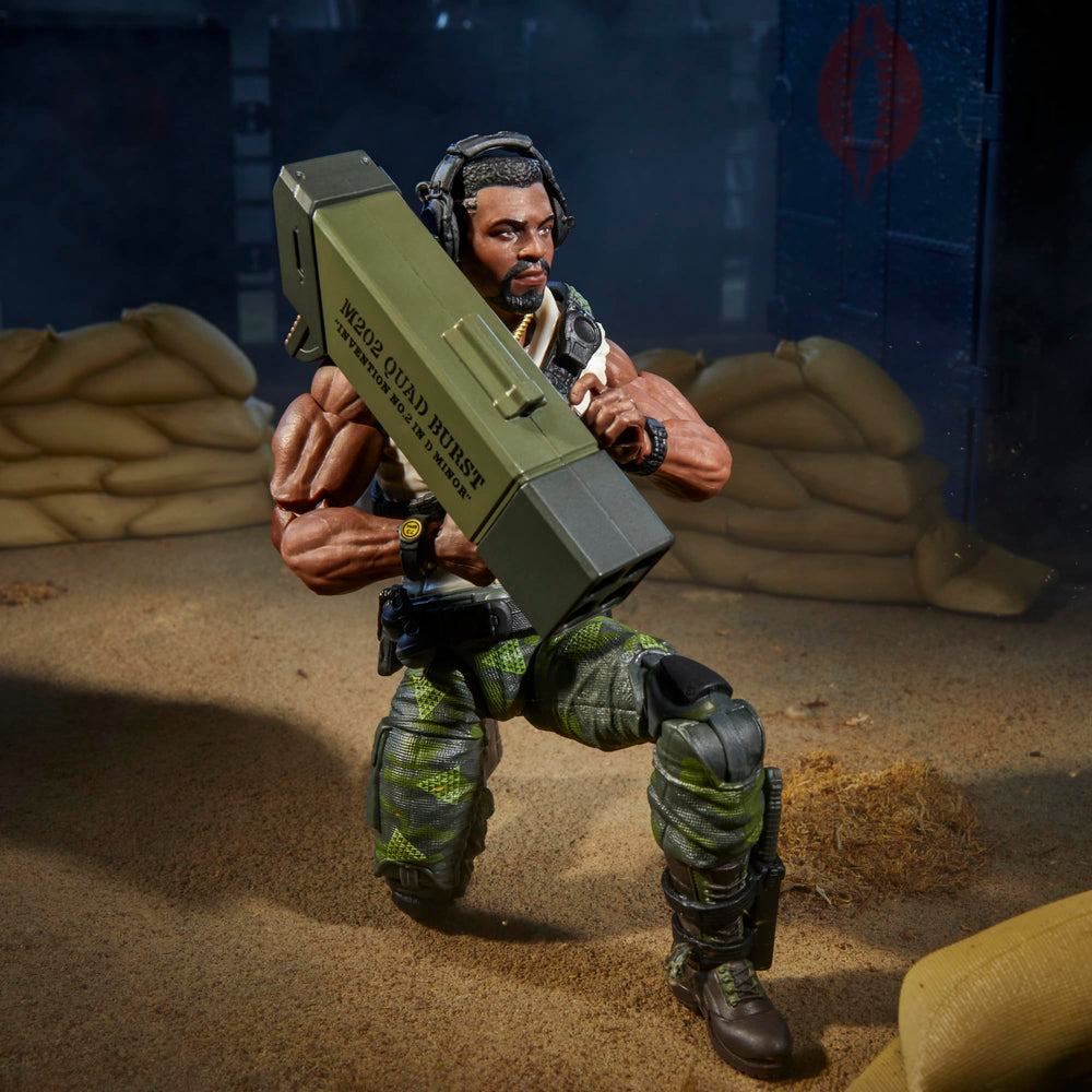 G.I. Joe Heavy Duty 30-accessories loadout for versatile display and play