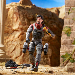 G.I. Joe Iron Grenadier Metal-Head with backpack missile racks for action-ready display.