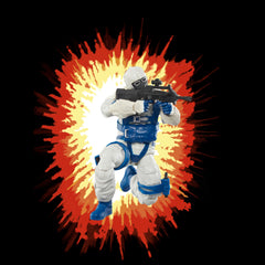 G.I. Joe Snow Serpent figure stand supports dynamic poses