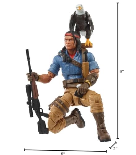 G.I. Joe Spirit Iron-Knife articulated figure supports dynamic poses for display or play