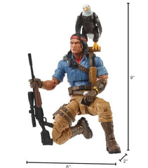 G.I. Joe Spirit Iron-Knife articulated figure supports dynamic poses for display or play