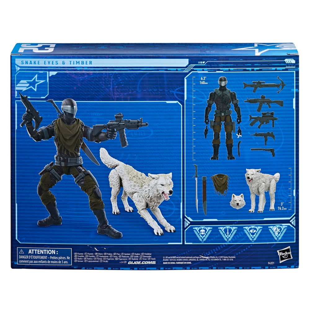 Timber the wolf companion enhances poseability and storytelling