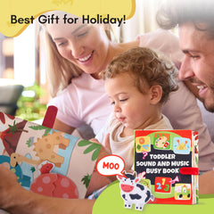 Giant bean Busy Book travel compact design fits in bags for journeys and quiet moments.