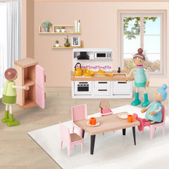 Giant Bean dollhouse dressing table with drawer for organizing tiny outfits