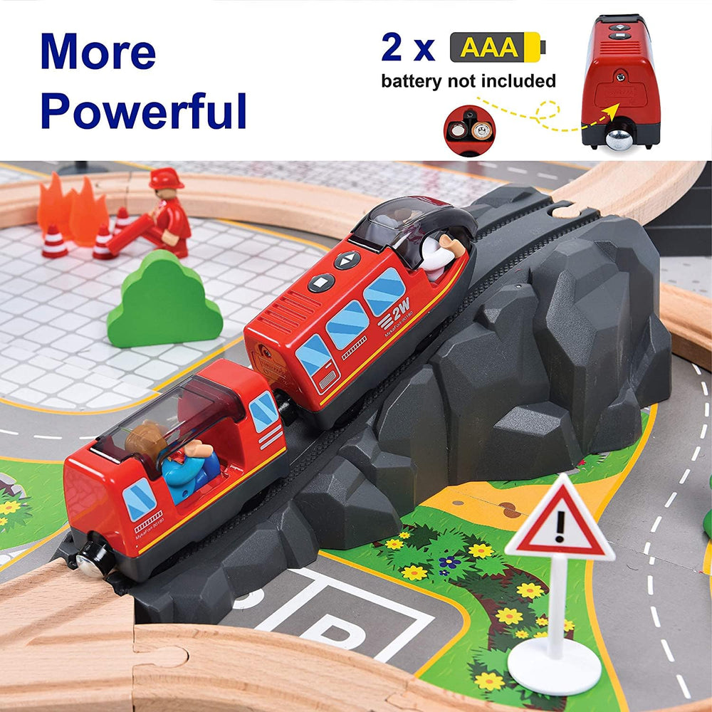 Giant bean engine driver figure with movable parts for interactive storytelling