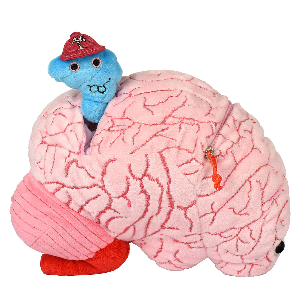 GIANT MICROBES brain promotes mental health awareness with friendly design