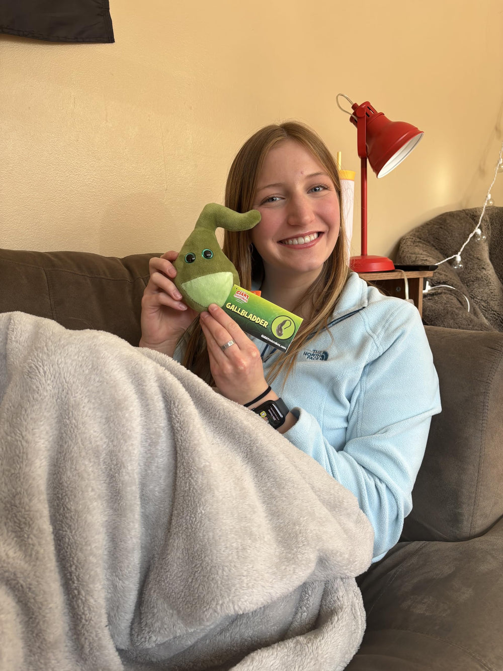 Premium GIANT MICROBES gallbladder plush crafted from safe materials.