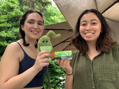 GIANT MICROBES gallbladder plush shown at a white coat ceremony gift.