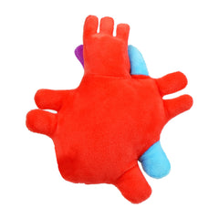 GIANTMICROBES Heart Plush used in pediatric care to calm kids