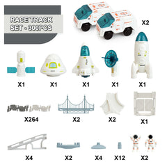GIAT Race Car Tracks Set rocket piece adds sci-fi flair to playtime adventures